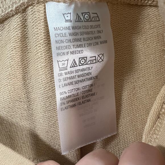 Sport Savvy All Day French Terry Pull On Jogger with Oatmilk, Petite Large - Picture 8 of 8